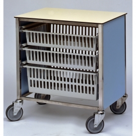 Gamme 600 x 400 Chariots mobiles carénés
